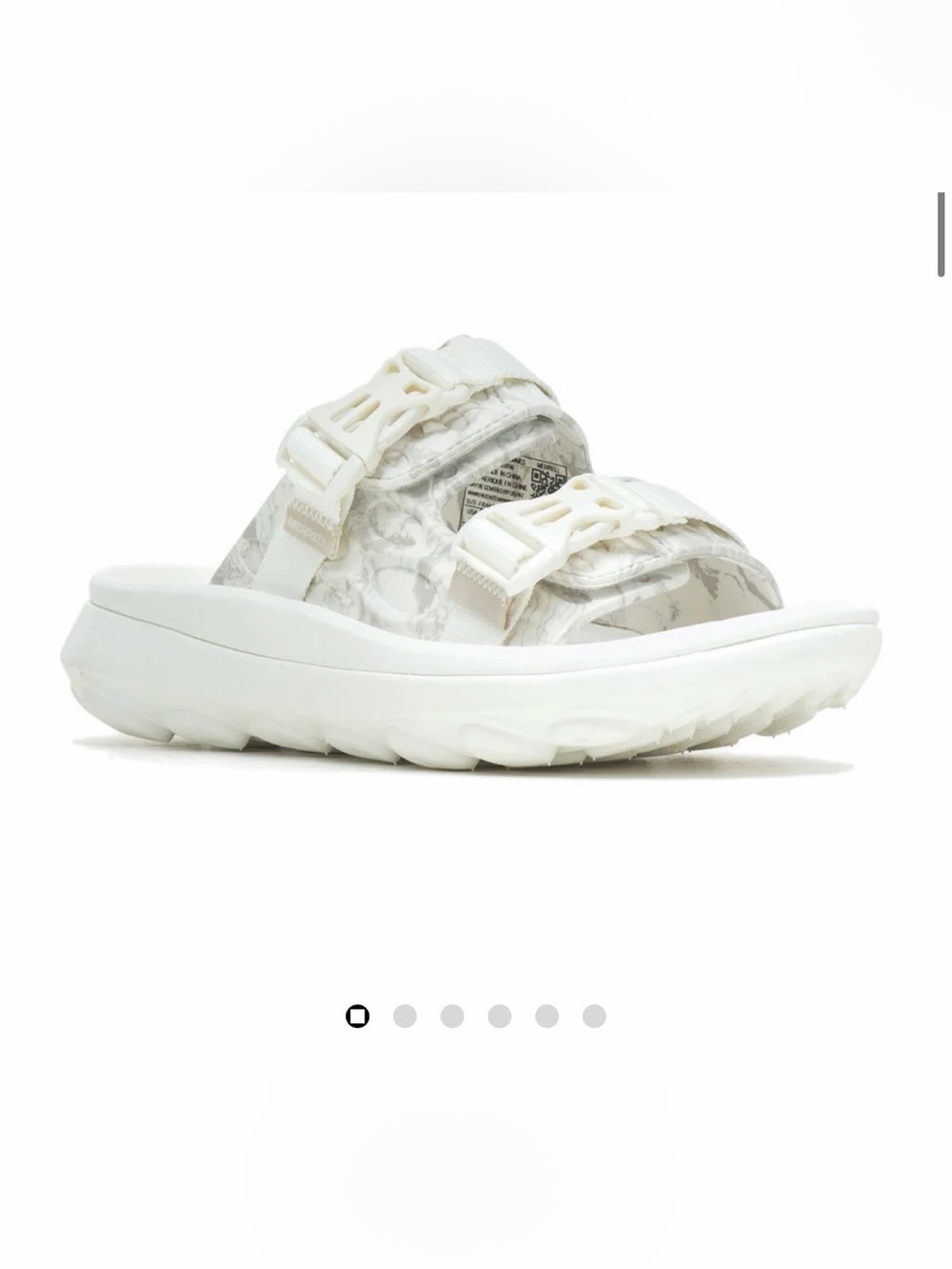 Merrell Women's Hut Ultra Wrap Size 8 White Gray